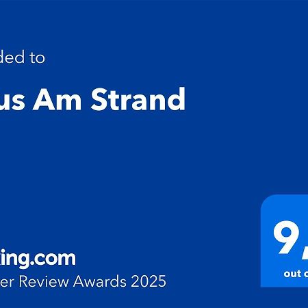 Haus Am Strand 朱列斯拉赫 外观 照片